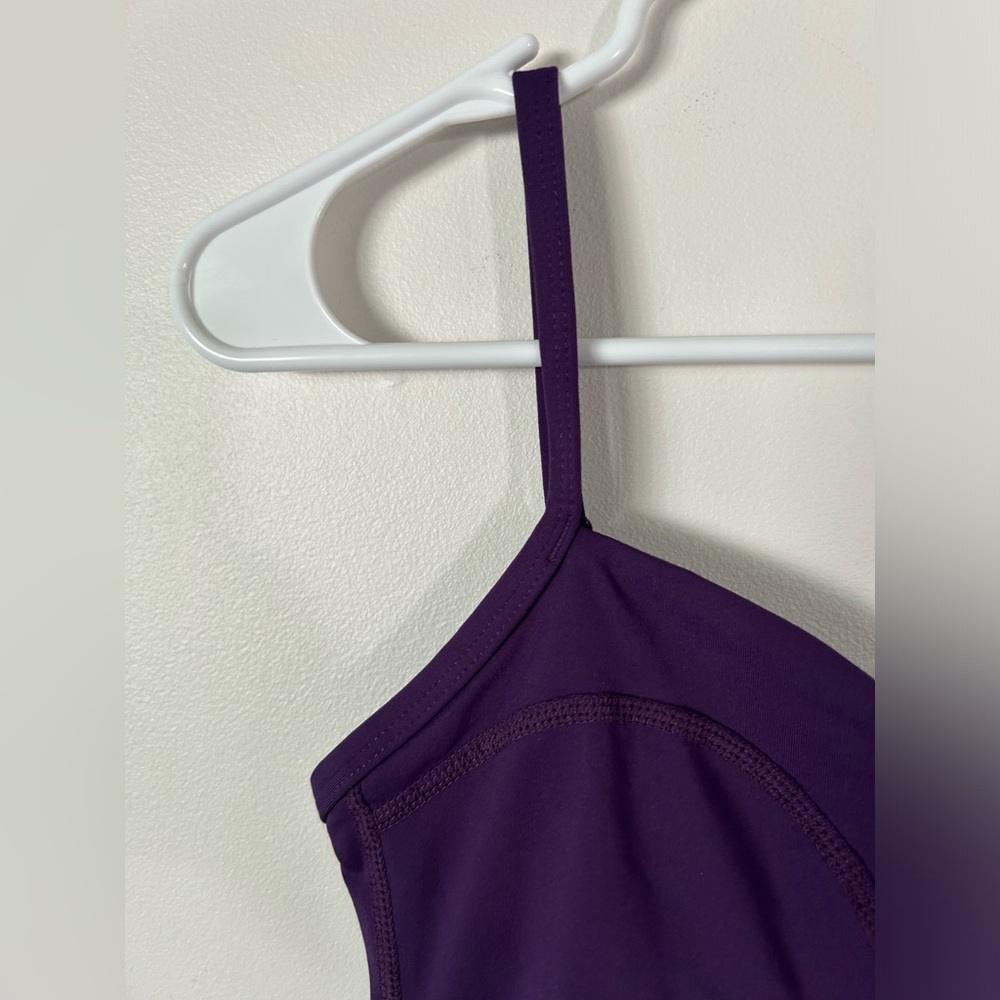 Lululemon Rare Thong Plum Straps Body Suit Size 6 - Picture 6 of 11